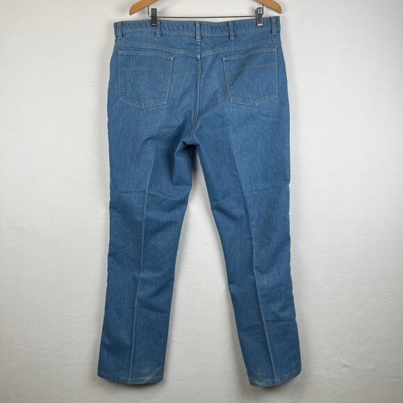 Vtg Wrangler Jeans VF Jeanswear Mens 40x32  Denim Pants‎ Jeans Light Wash 70s - Picture 4 of 9